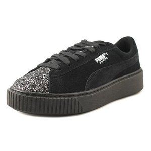 Women's Puma Suede Platform Gem Toe
